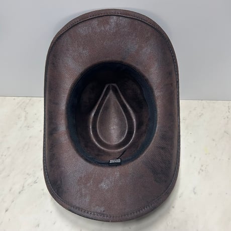 つば広 ウエスタンハット Cowboy Hat カウボーイハット 羽 ヴィンテージテイスト (CBH10)