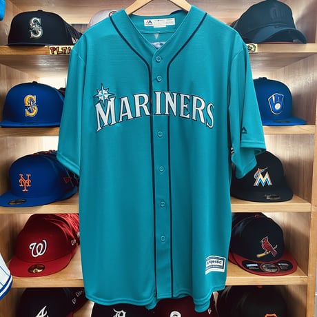 Majestic マジェスティック MLB イチロー #51 シアトル マリナーズ レプリカユニフォーム 緑