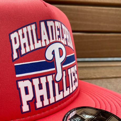 海外限定 ニューエラ LogoTrucker 9Fifty フィリーズ Phillies トラッカーキャップ MLB