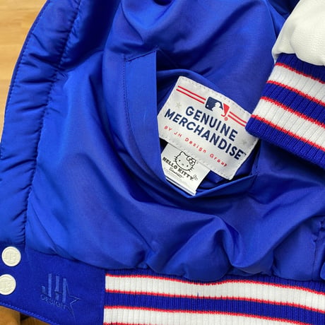 限定 MLB ロサンゼルス ドジャース LA dodgers ハローキティ コラボ リバーシブルジャケット (JH-6)