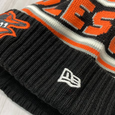 NEWERA ニューエラ MLB ボルチモア オリオールズ Orioles ニット帽 ポンポン付 ニットキャップ
