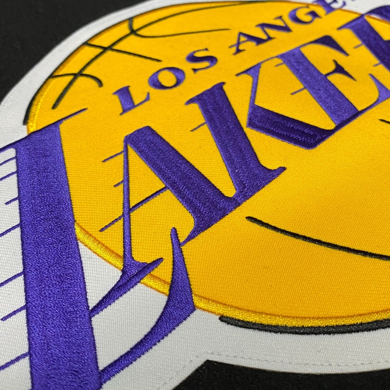 H*m様 HARDWOOD 90s オールド　スタジャン　MPLS レイカーズ レイカーズ サテン ジャケット スタジャン LAKERS 黄色 イエロー