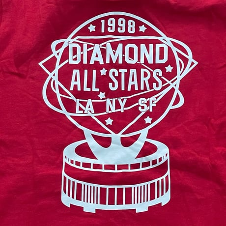 Diamond Supply Co ダイヤモンドサプライ Zip-Up ジップアップ パーカー 赤 ALL STAR オールスター(Z6)