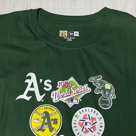 ニューエラ Newera オークランド Athletics アスレチックス オフィシャル 半袖 Tシャツ