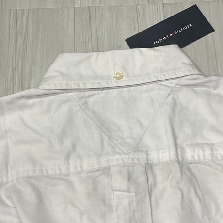 USA規格 TOMMY HILFIGER ストレッチ カスタムフィット オックスフォードシャツ (R4F-28)