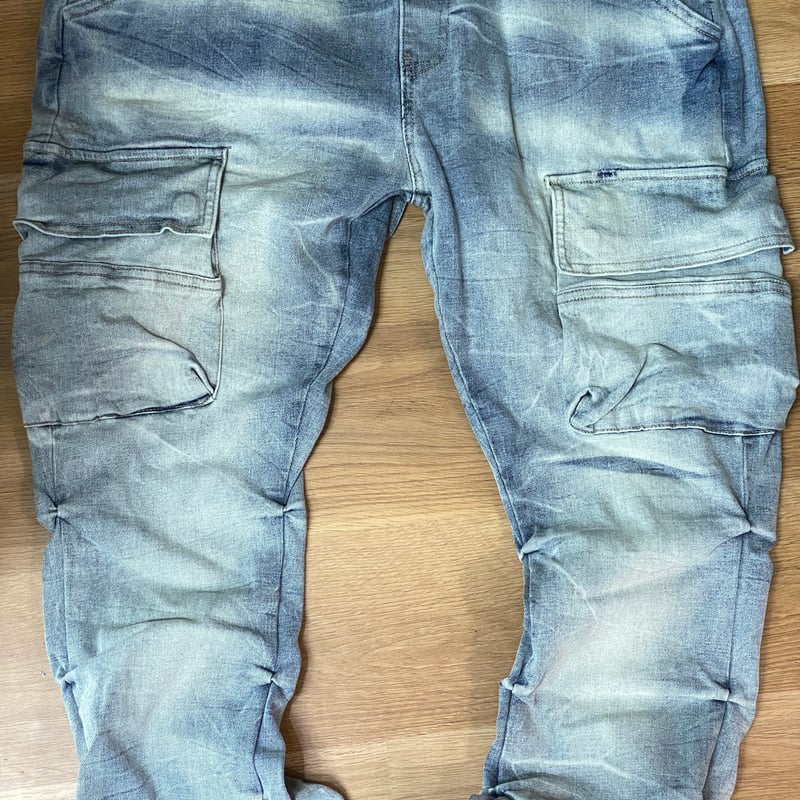 SmokeRise スモークライズ Stacked スタックド フレアデニム