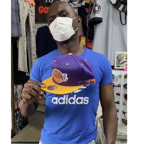 米国モデル Mitchell&Ness ミッチェル&ネス NBA ロサンゼルス レイカーズ Lakers スナップバックキャップ