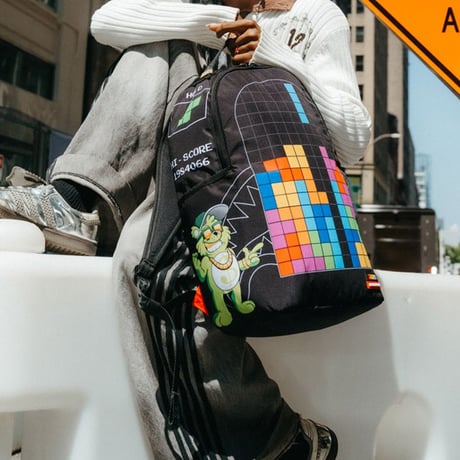 米国仕様 SPRAYGROUND テトリス TETRIS ディアブロ マネーベア Diablo バックパック (BKPK12)