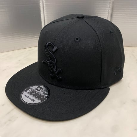 9FIFTY ニューエラ Newera シカゴ ホワイトソックス CWS Whitesox スーパーブラック スナップバックキャップ BOB (950-171)