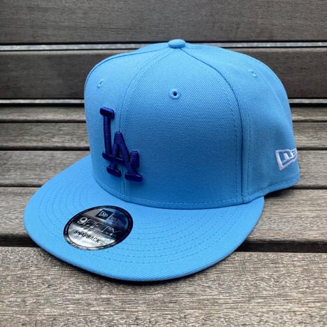 USA仕様 9FIFTY ニューエラ MLB ロサンゼルス ドジャース LA Dodgers スナップバックキャップ Essentials Sky Blue (950-203)