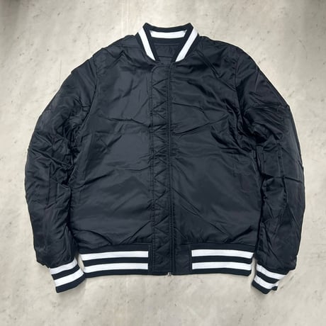米国仕様 New Era ニューエラ Alpha Industries アルファインダストリーズ MLB LA ドジャース MA-1 ジャケット 黒