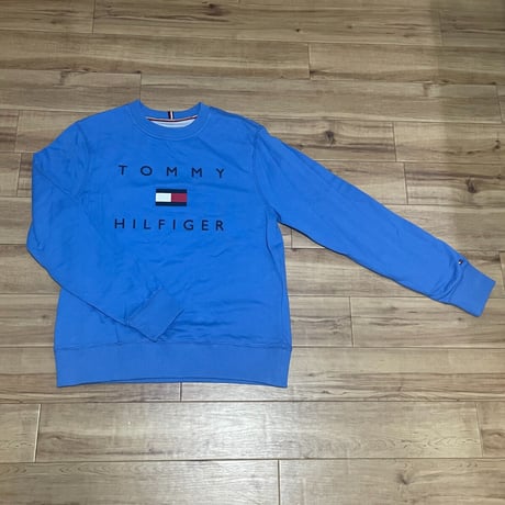 TOMMY HILFIGER USA トミーヒルフィガー Essentials Icon スウェット トレーナー パレスブルー