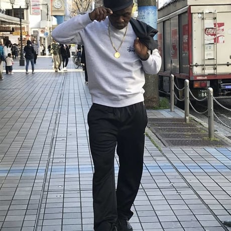 Stussy ステューシー Basic Logo ベーシック ロゴ スウェット トレーナー クルーネック アッシュグレー