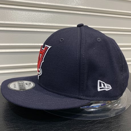 USA限定 Newera ニューエラ 9FIFTY アップサイドダウンロゴ スナップバック LA エンゼルス MLB