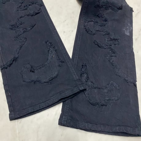 海外限定 KDNK ディーケーエヌケー Stacked Skinny Flare スタックド スキニーフレア ジーンス (JNS52)