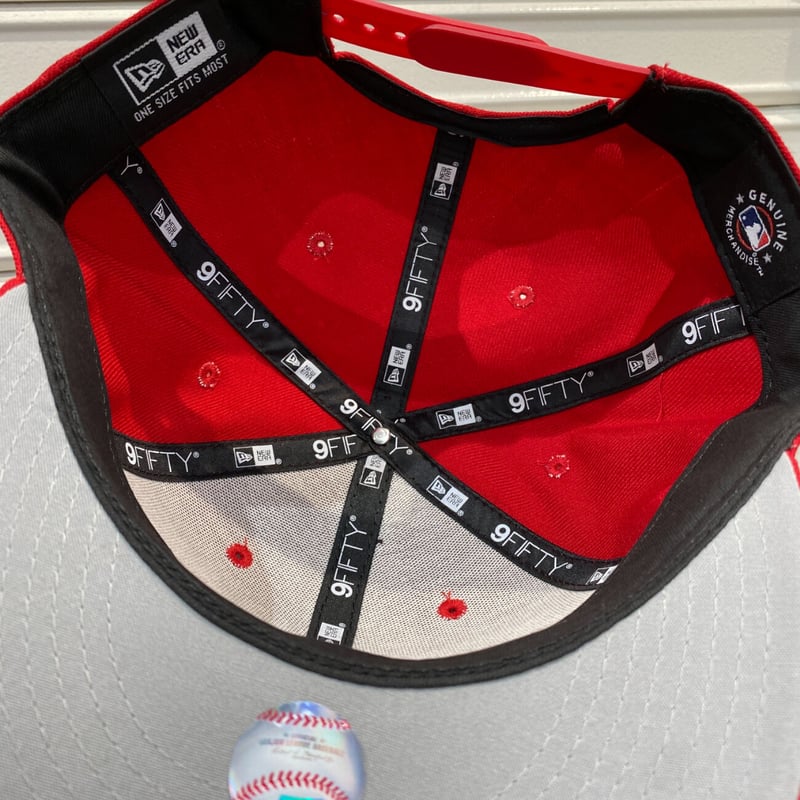 USA限定 Newera ニューエラ 9FIFTY アップサイドダウンロゴ スナップ