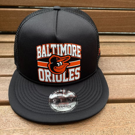 海外限定 ニューエラ LogoTrucker 9Fifty オリオールズ Orioles トラッカーキャップ MLB