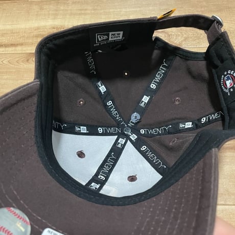 9Twenty ニューエラ NEWERA サンディエゴ パドレス MLB ストラップバックキャップ 茶色