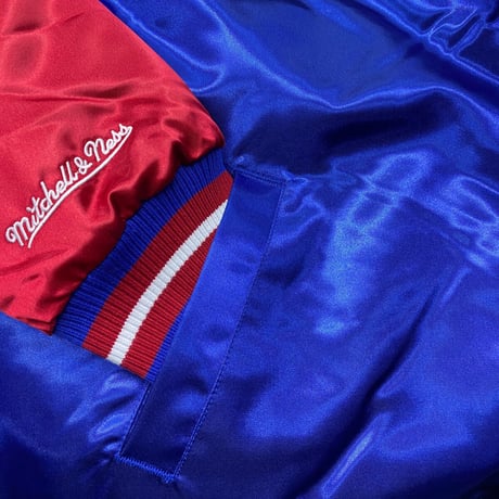 ミッチェル&ネス Mitchell&Ness シカゴ カブス CUBS サテン スタジアムジャンパー