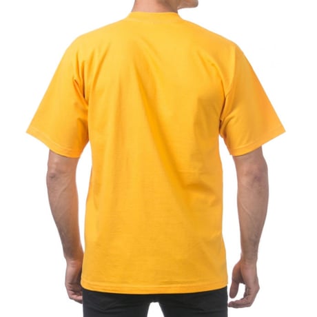 米国製 PROCLUB プロクラブ HEAVY WEIGHT ヘビーウェイト Tシャツ 無地 ゴールド 6.5 OZ  綿100%