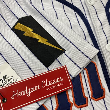 激レア Headgear Classics NY ニューヨーク Knight ナイツ  ベースボールシャツ 野球  ロイ ハブス 背番号9 (HGC-BB12)