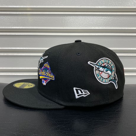 限定モデル 59FIFTY ニューエラ Newera ゴールドリングス Marlins マイアミ マーリンズ MLB