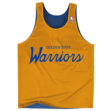 USA限定 Mitchell&Ness ミッチェル&ネス NBA リバーシブル Warrious ウォリアーズ バスケシャツ