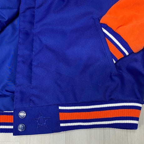 USA限定 JHデザイン MLB ニューヨーク メッツ NY Mets フード付き リバーシブル スタジャン