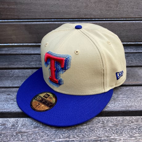USA仕様 NEWERA テキサス レンジャーズ TEX RANGERS OVERLAP 59FIFTY (28-5)