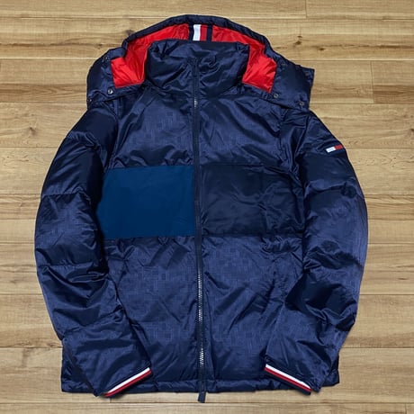 TOMMY HILFIGER USA トミーヒルフィガー MONOGRAM モノグラム パフジャケット (R4F-15)