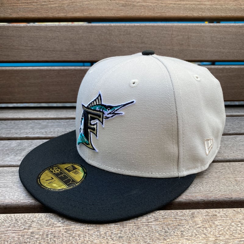 USA限定 59FIFTY ニューエラ Marlins フロリダ マーリンズ Off-Camp