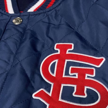 MLB公式 JHデザイン Cardinals カージナルス 限定 チャンピオンズ リバーシブル スタジャン