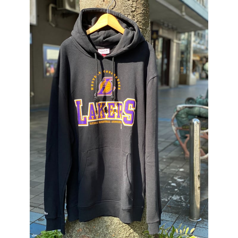 Mitchell & Ness Lakers パーカー M レイカーズ NBA ミッチェル&ネス Mitchell&Ness ロサンゼルス レイカーズ プルオーバー