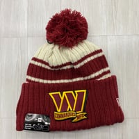 限定 NEWERA USA ニューエラ NFL ワシントン コマンダース Commanders サイドライン ニット帽 (Beanie187)