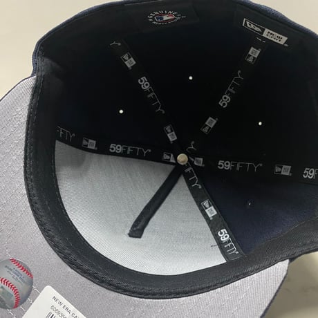 海外限定 NEWERA ニューエラ 59FIFTY Aフレーム NY Yankees ニューヨーク ヤンキース Cartoon キャップ (19-27)