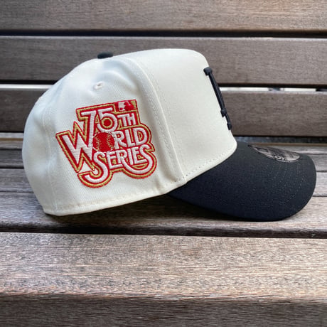 海外限定 Newera ニューエラ 9Forty Aフレーム LA Dodgers ドジャース キャップ 三ツ星 WS記念 (940-115)