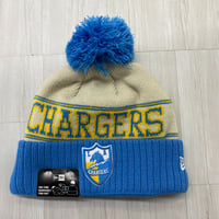 NEWERA ニューエラ NFL 公式 ニット帽 Chargers ロサンゼルス チャージャーズ Historic Pom (Beanie177)