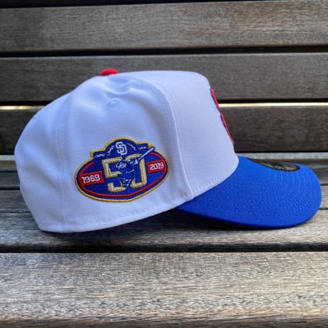 海外限定 Newera ニューエラ 9Forty A-Frame Aフレーム SD Padres パドレス 50th Anniv キャップ (940-276)