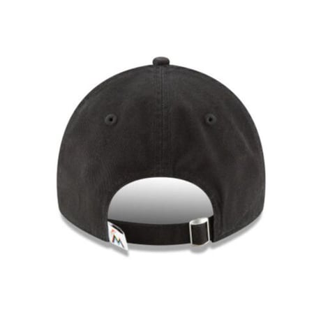 9Twenty ニューエラ NEWERA マイアミ Marlinsマーリンズ MLB ローキャップ 黒