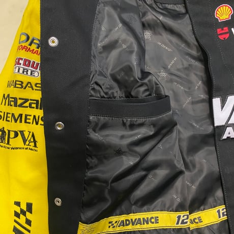 NASCAR ナスカー JHデザイン Advance Auto Parts レーシングジャケット Ryan Blaney ライアン #12 (NSCR16)