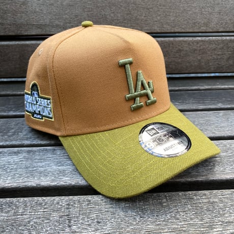海外限定 Newera ニューエラ 9Forty Aフレーム LA Dodgers ドジャース 2020 チャンピオンズ キャップ (940-321)