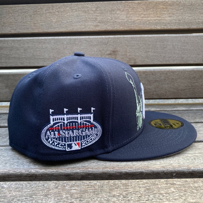 海外限定 59FIFTY ニューエラ NEWERA ヤンキース NY Yankees 総刺繍