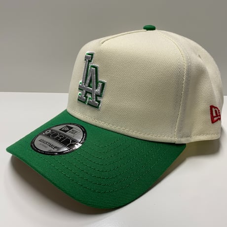 海外限定 Newera ニューエラ 9Forty Aフレーム LA Dodgers ロサンゼルス ドジャース 2020 チャンピオンズ キャップ (940-292)
