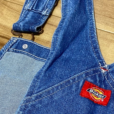 Dickies ディッキーズ  Bib Overall オーバーオール ストーンウォッシュ インディゴ USAモデル (OA9)