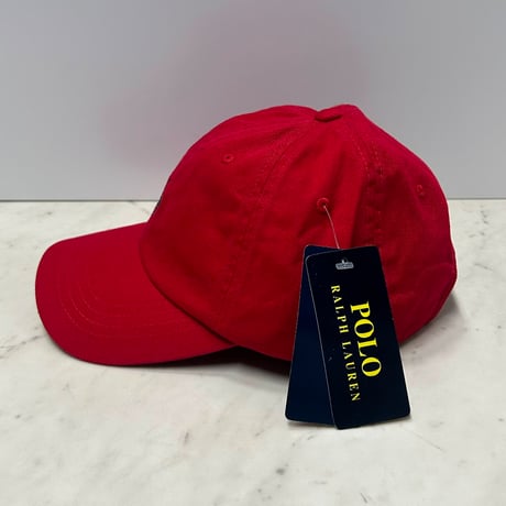 POLO RALPH LAUREN ラルフローレン Iconic Ball Cap ポニーロゴ アイコニック ダッドキャップ 赤 (RLC5)