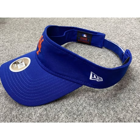 Essential ニューエラ NEWERA サンバイザー NY Mets ニューヨーク メッツ MLB メジャー サイズ調節可