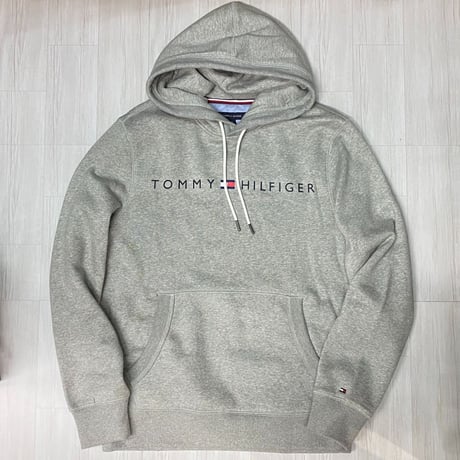 TOMMY HILFIGER USA トミーヒルフィガー THD プルオーバー パーカー ヘザーグレー