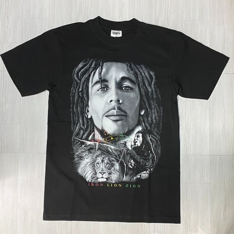 LA発  BOB MARLEY アンダーグラウンド グラフィック ヘビーウェイト Tシャツ  ボブマーリー