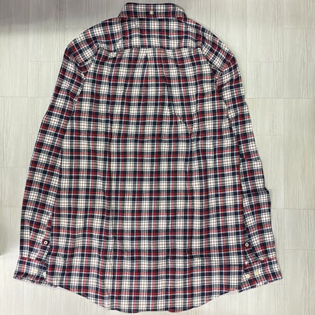 USA規格 トミーヒルフィガー TOMMY HILFIGER クラシック フランネル チェックシャツ (R4F-32)