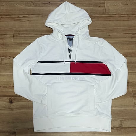 TOMMY HILFIGER USA トミーヒルフィガー HALF ZIP スウェット プルオーバーパーカー